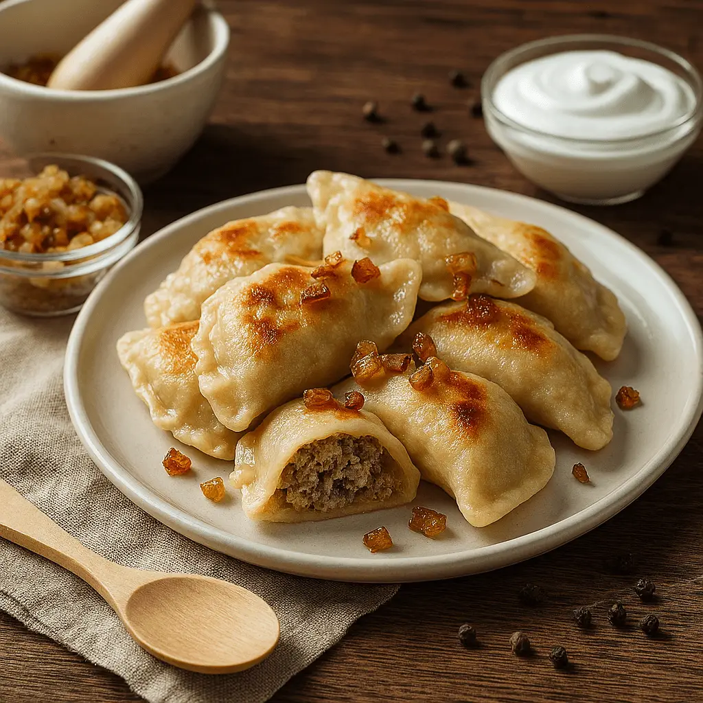 Pierogi z mięsem